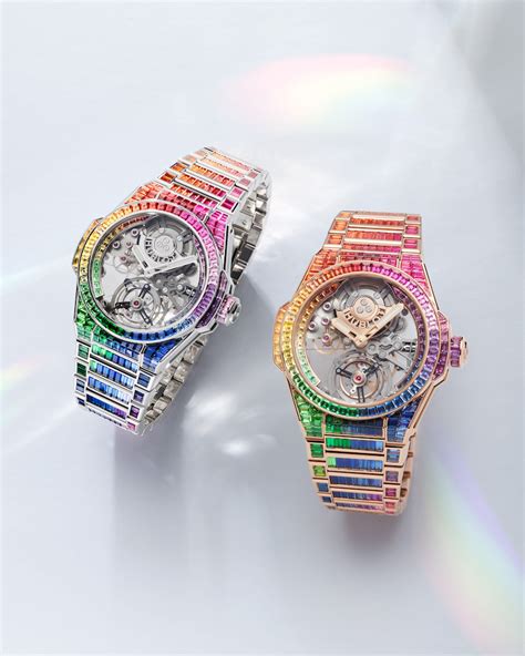 Hublot rainbow setting